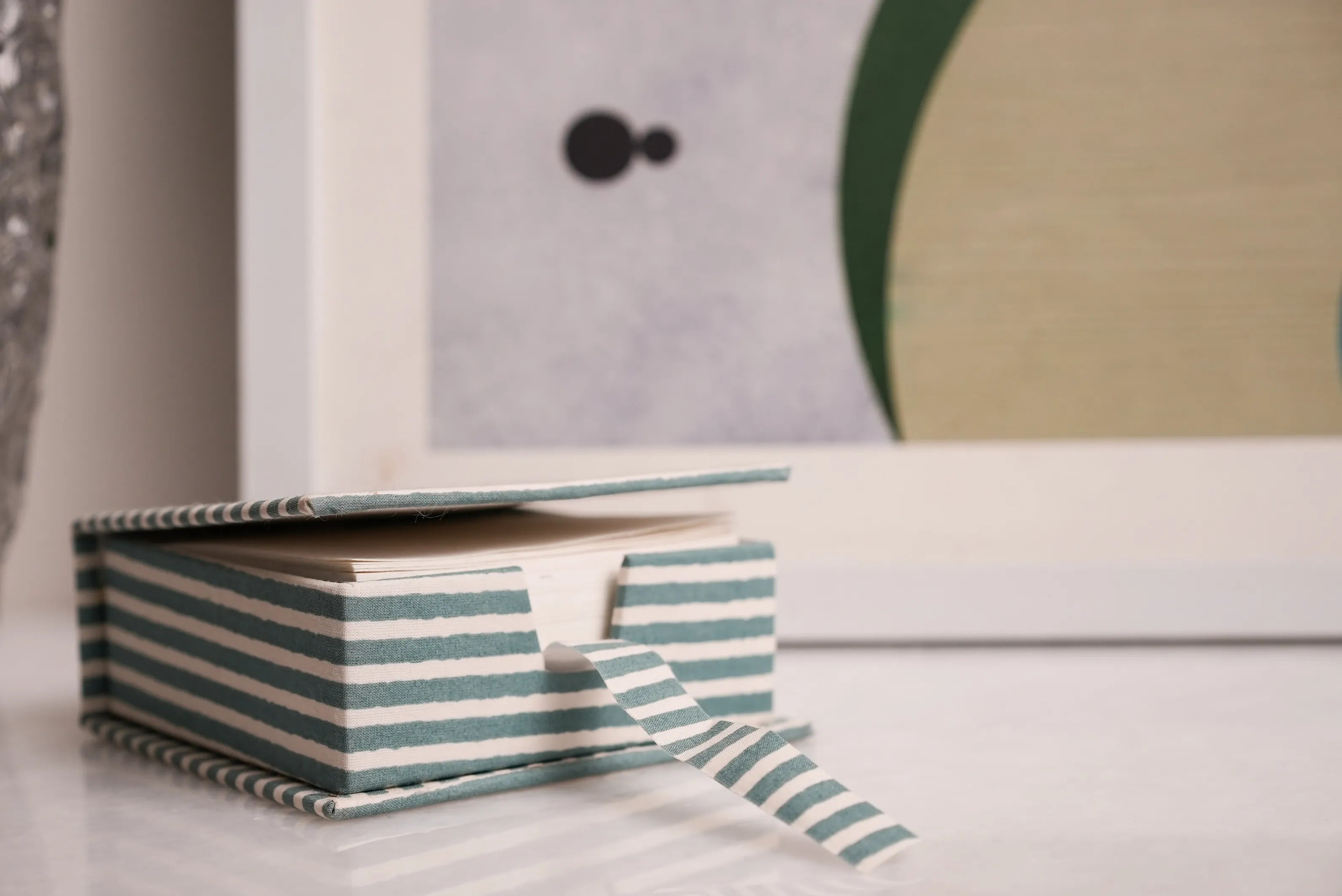 Handmade Paper Slip Box | Eco-Friendly 
Notepaper Holder