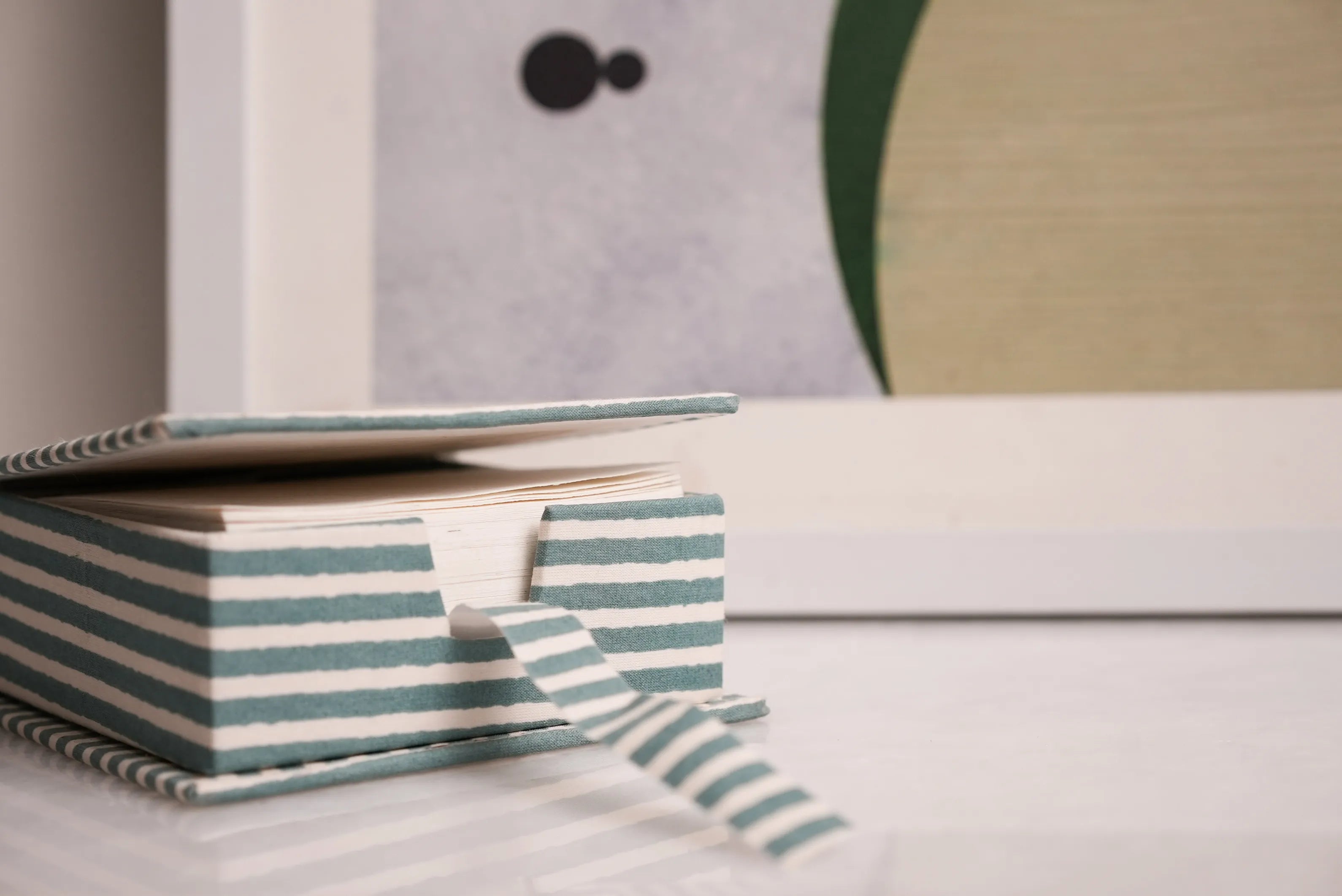 Handmade Paper Slip Box | Eco-Friendly 
Notepaper Holder