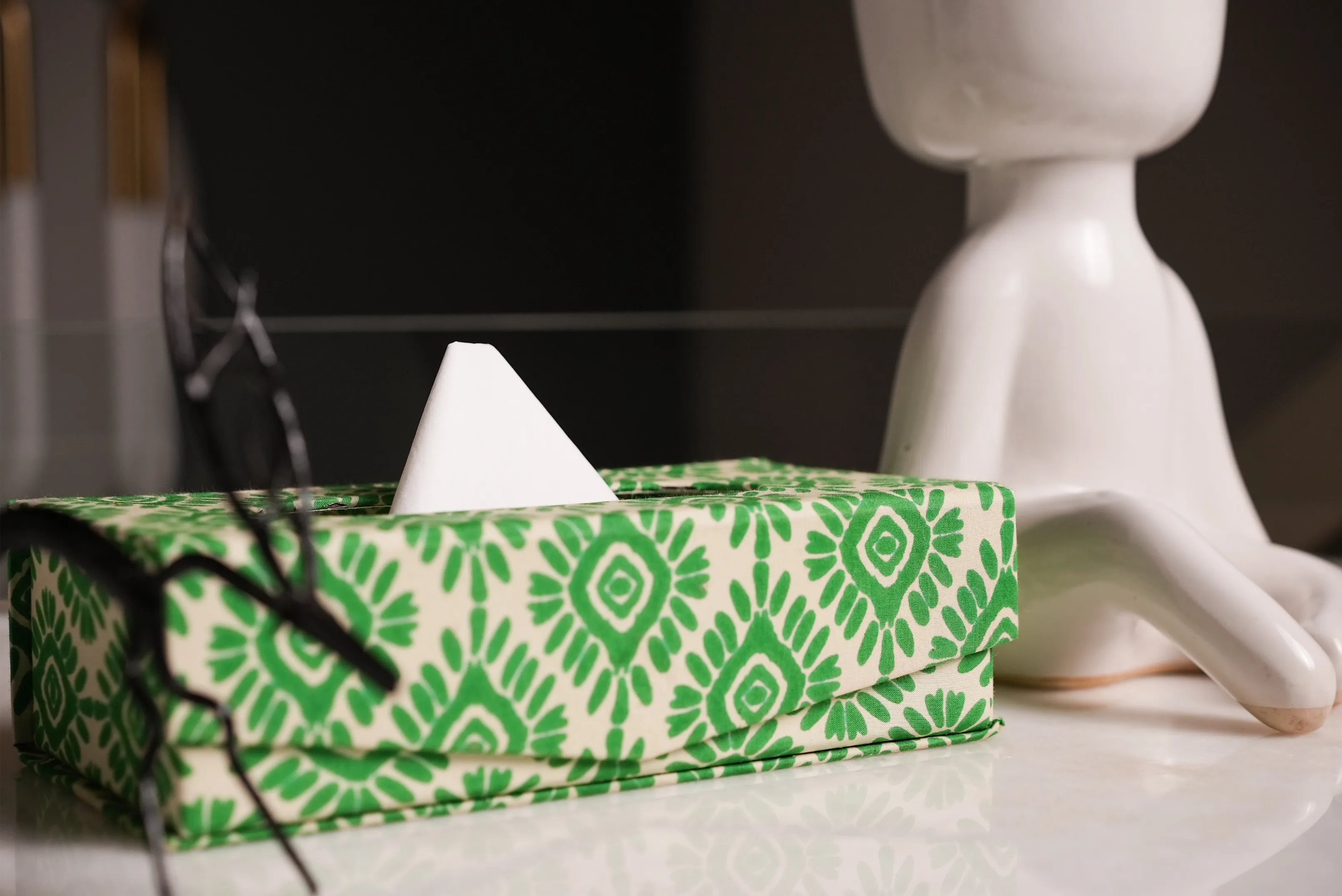 Handmade Blockprint Tissue Box