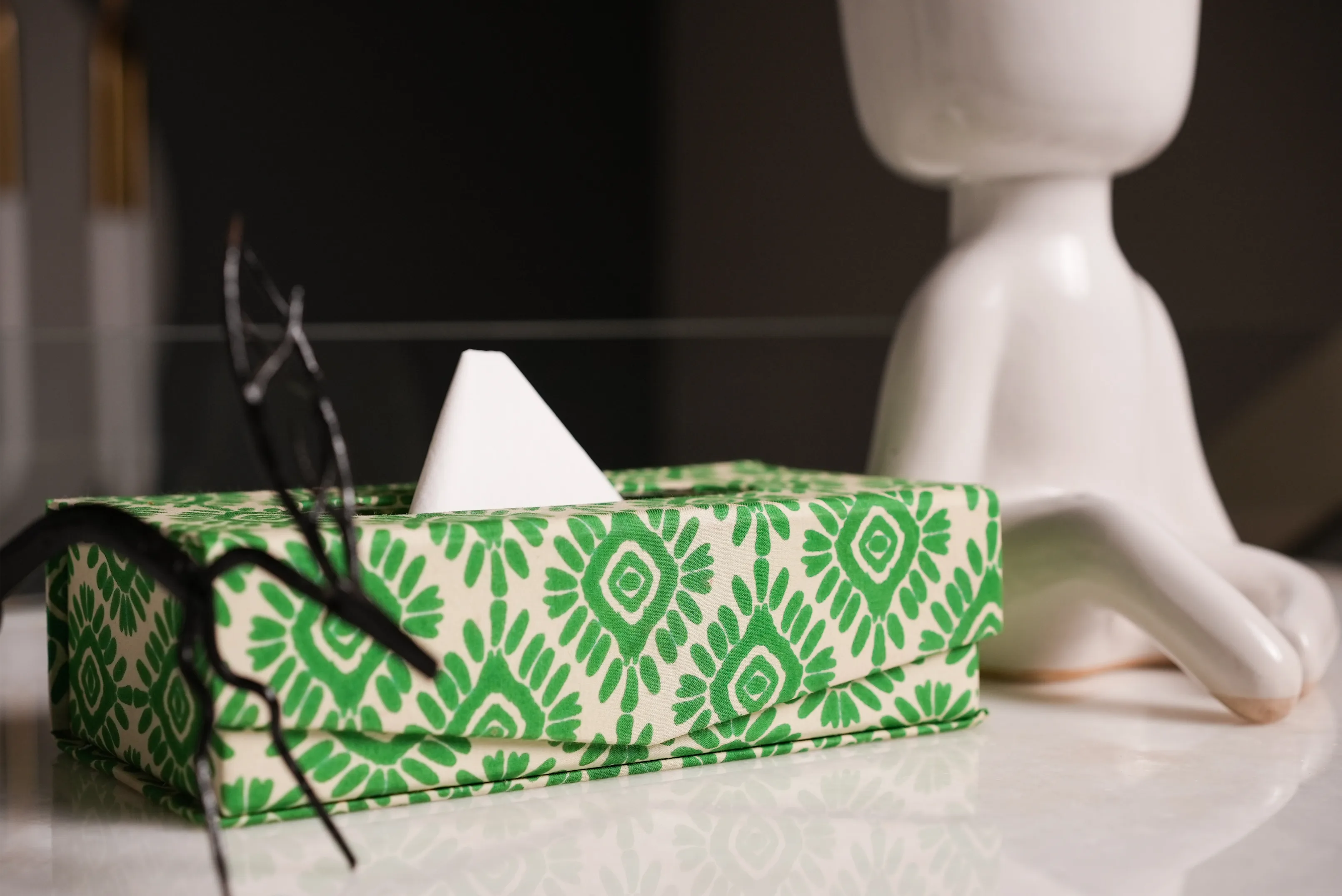 Handmade Blockprint Tissue Box
