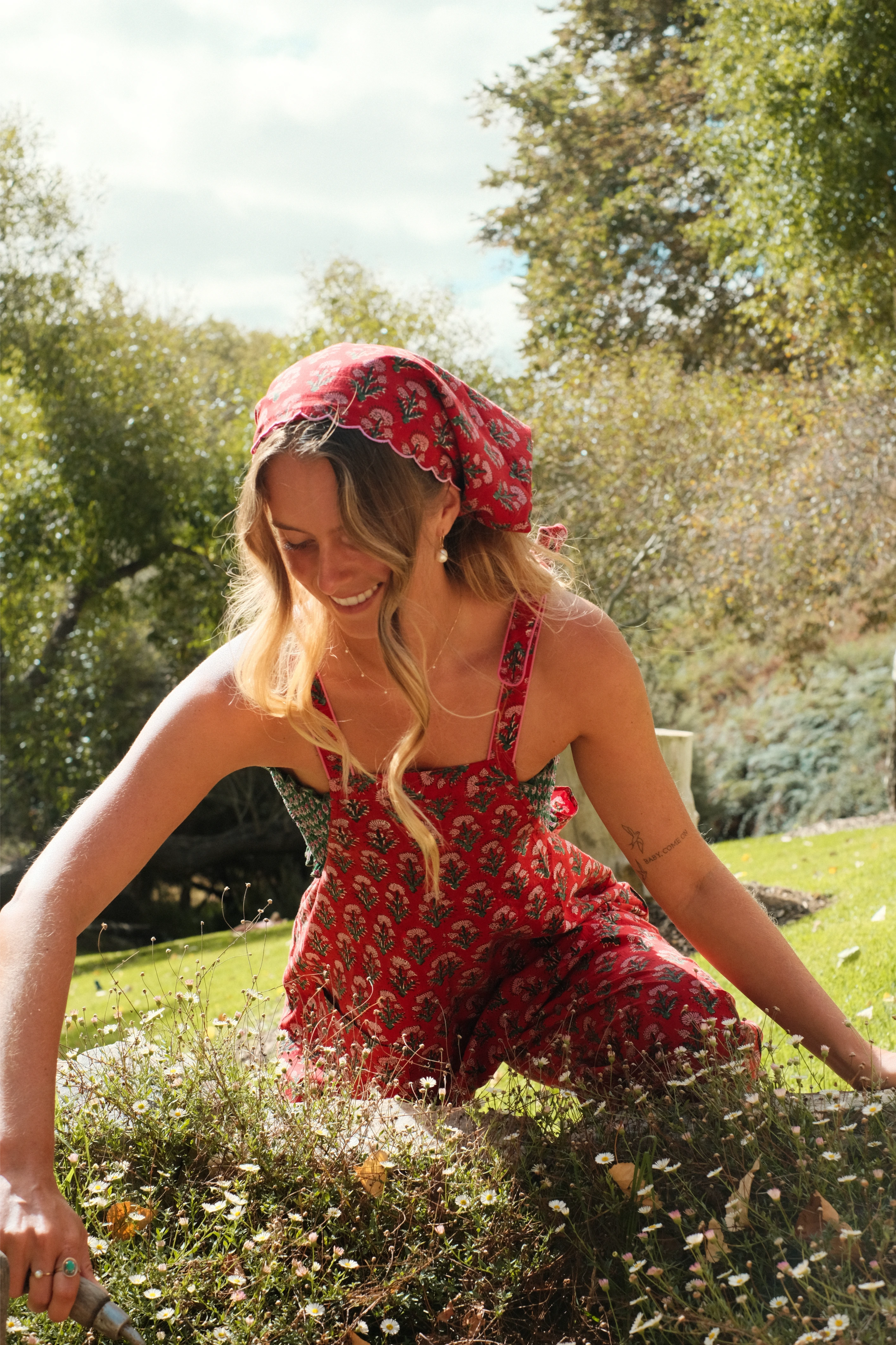 Mapusa Jumpsuit in Hibiscus