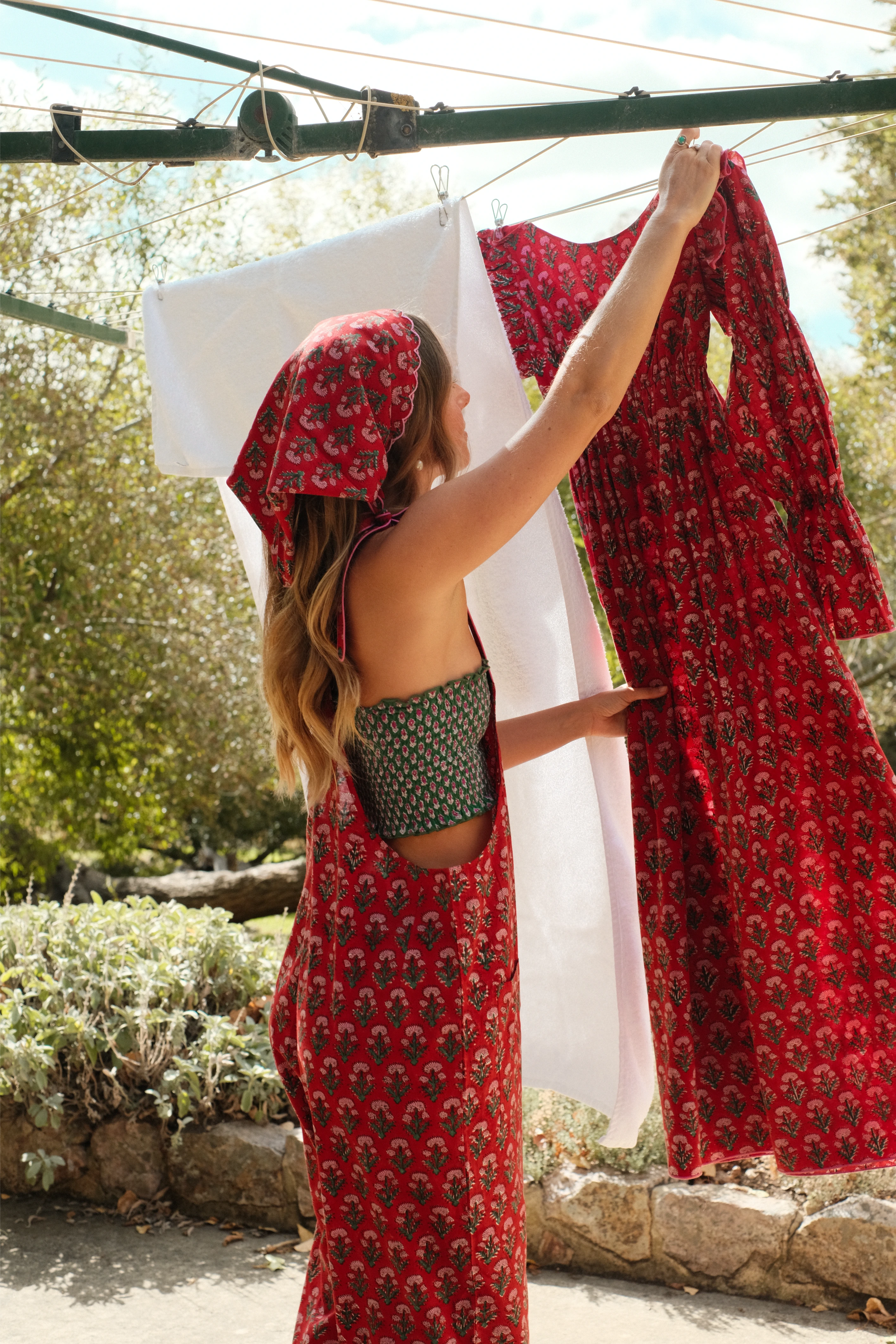 Mapusa Jumpsuit in Hibiscus