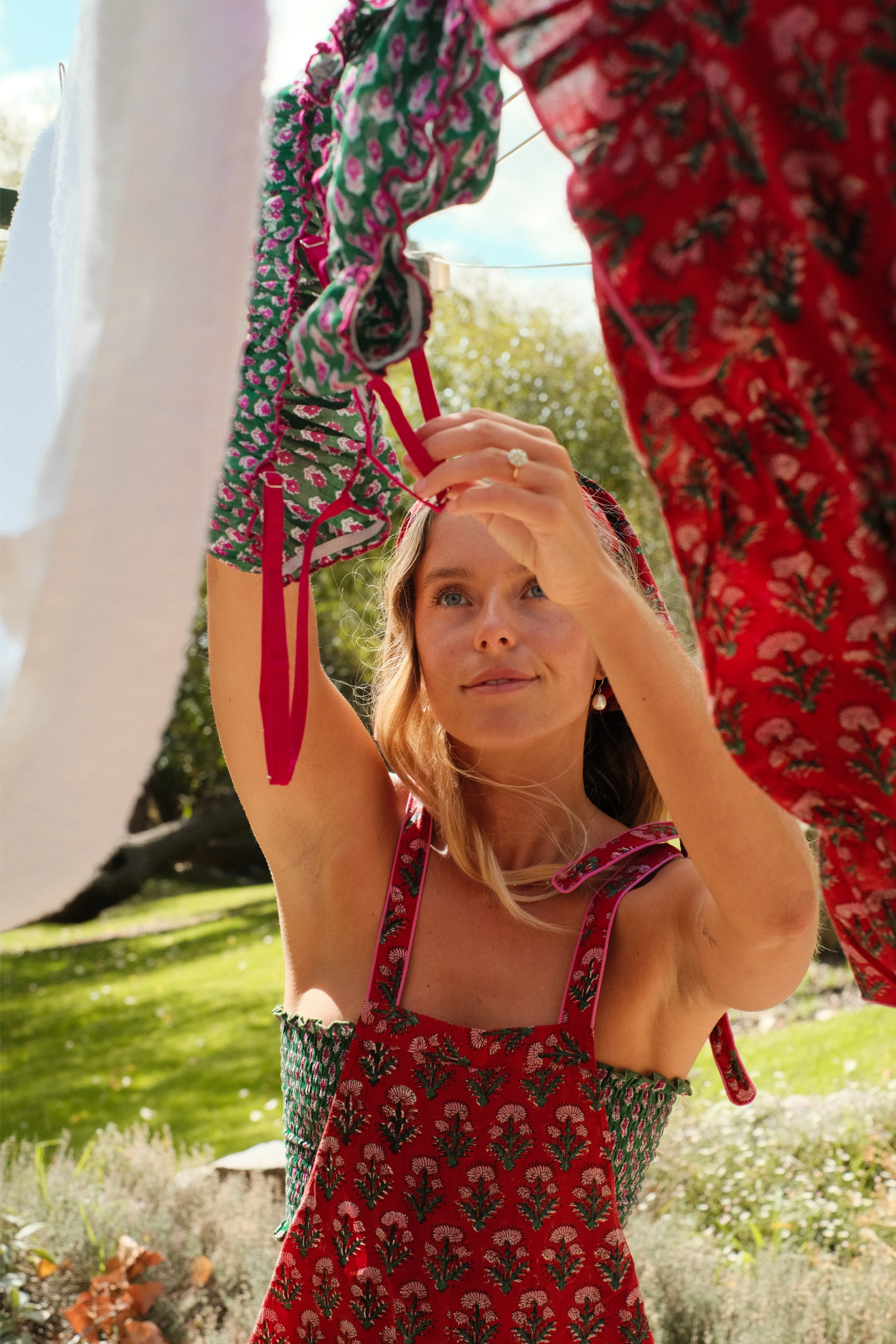 Mapusa Jumpsuit in Hibiscus