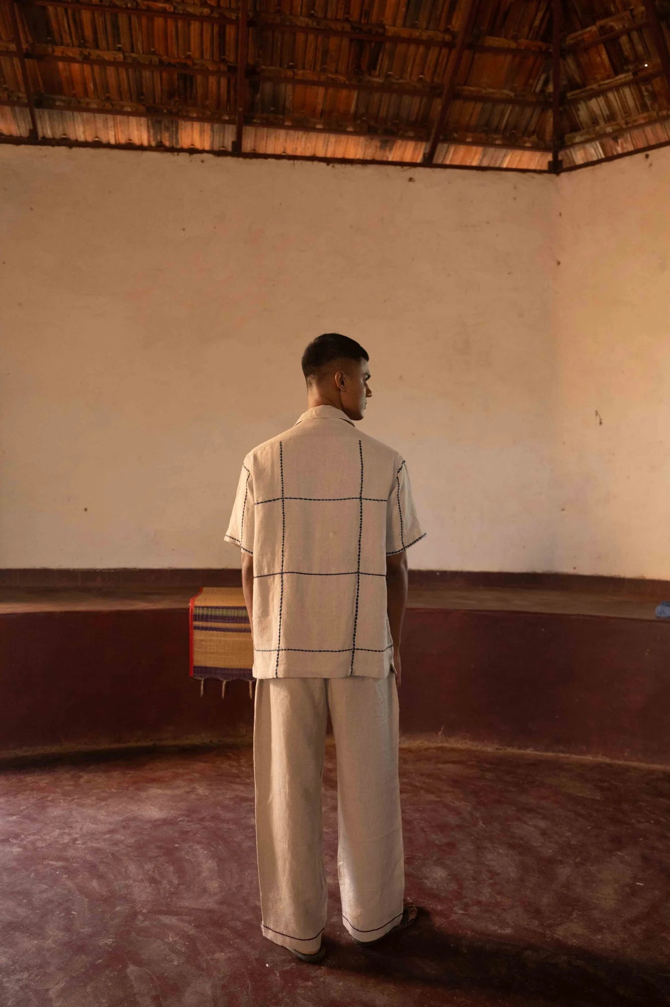 Oh fish! linen shirt