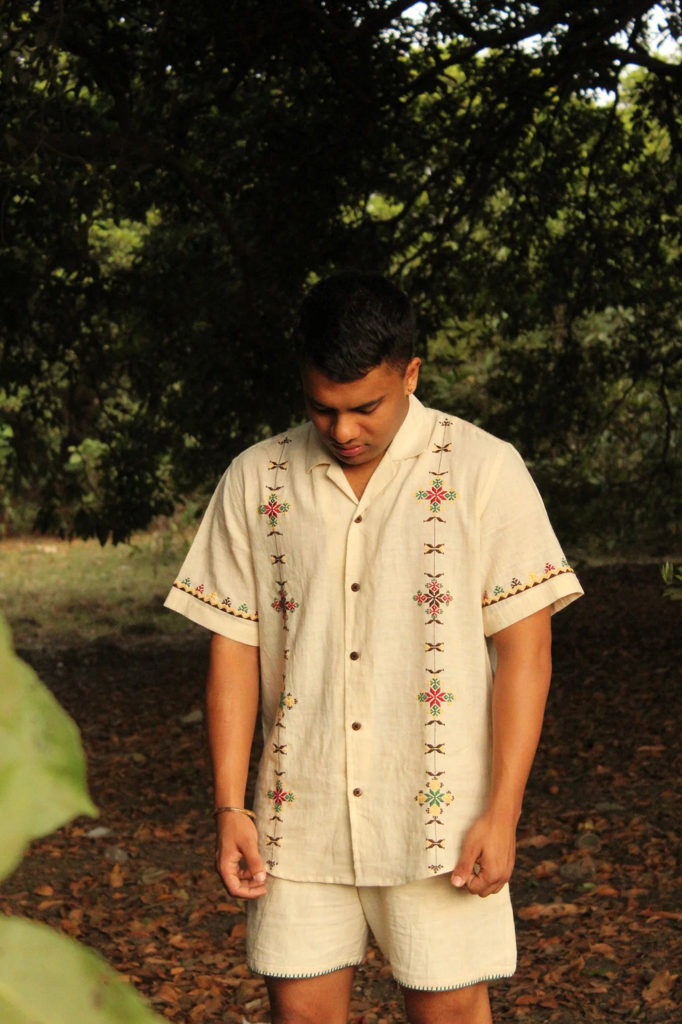 Sufiyat off-white cotton shirt