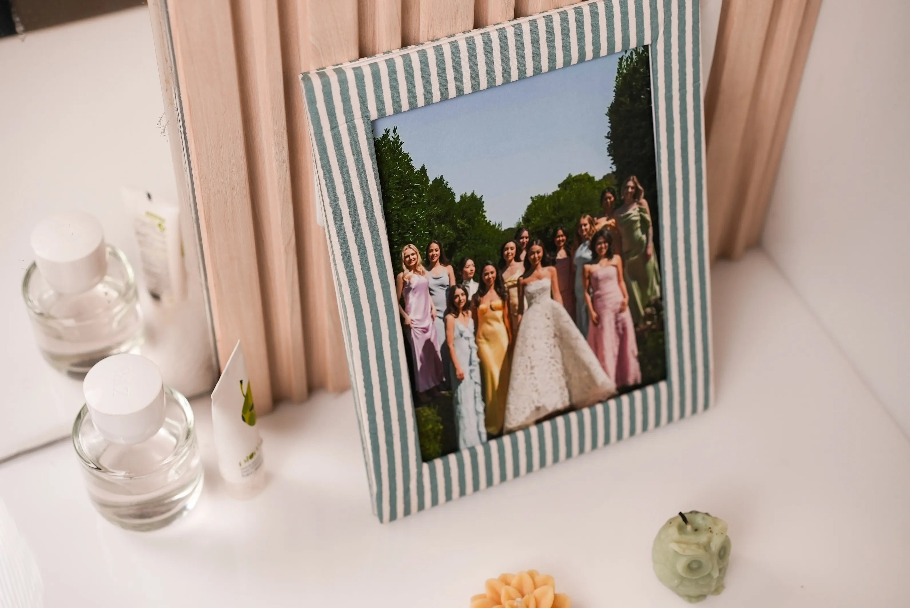 Handmade Block Print Photo Frames