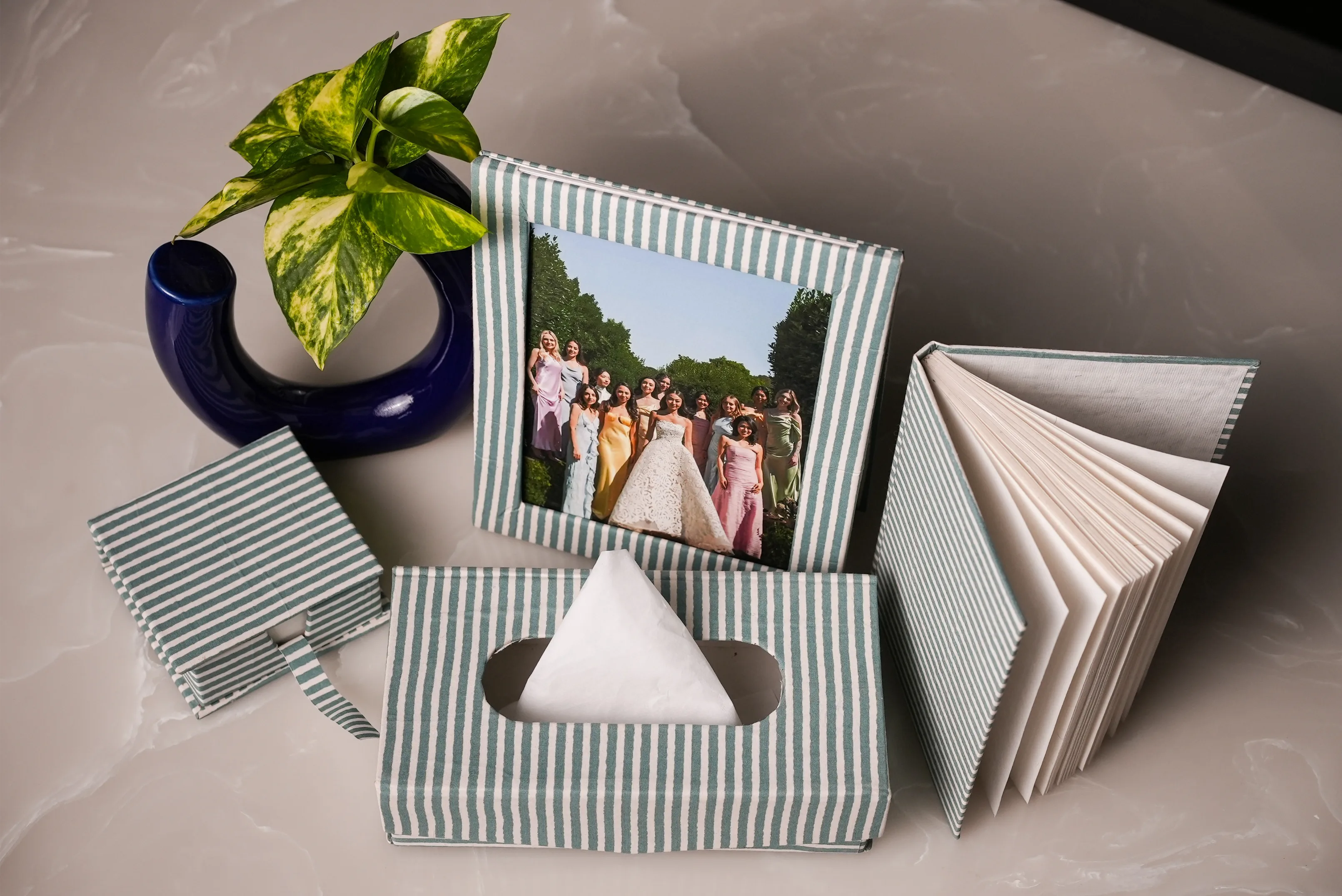 Handmade Blockprint Tissue Box