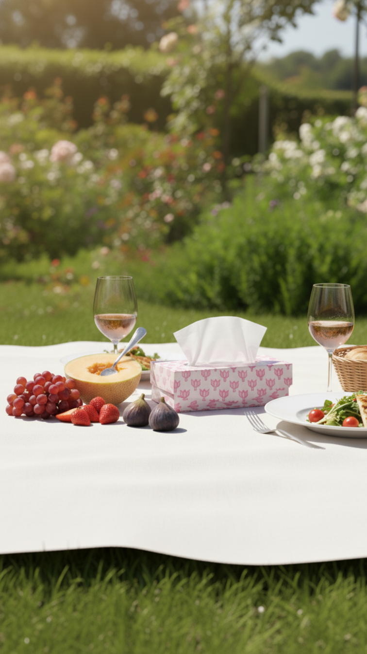 Handmade Block Print Tissue Box Cover | Indian Artisan Home Decor | Australia