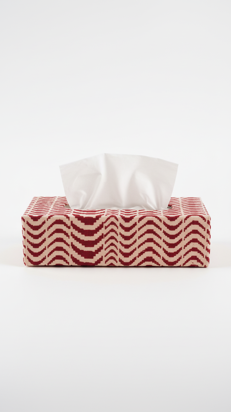 Handmade Block Print Tissue Box Cover | Indian Artisan Home Decor | Australia
