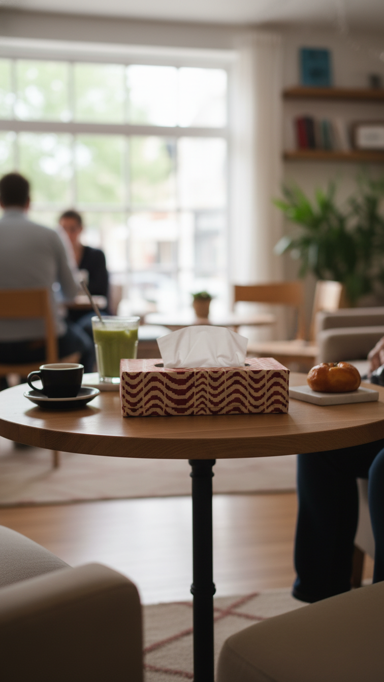 Handmade Block Print Tissue Box Cover | Indian Artisan Home Decor | Australia