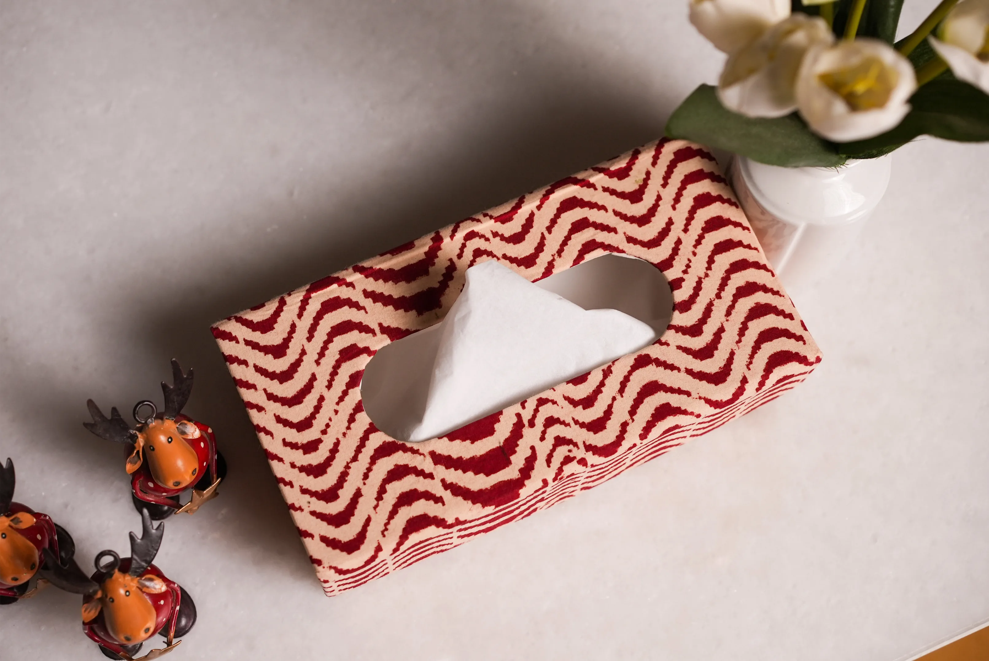 Handmade Blockprint Tissue Box