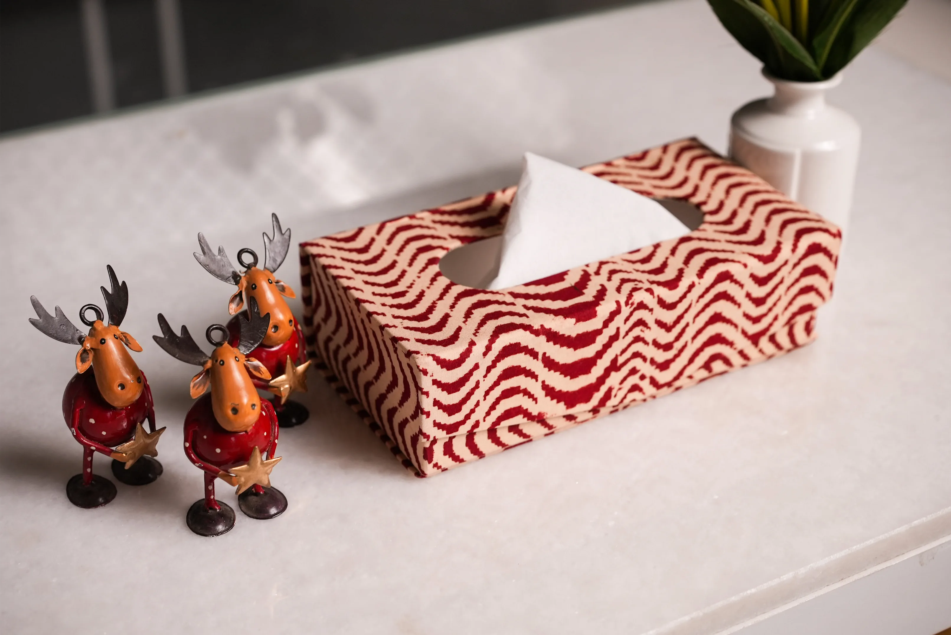 Handmade Blockprint Tissue Box